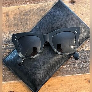 Celine 50mm Gradient Small Cat Eye Sunglasses